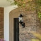 Vaxcel Rogers Park Aluminum 6.25in W, 1 Light Black Motion Sensor Dusk/Dawn Outdoor Wall Lantern T0734 - alternate 9
